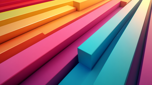 Abstract background with colorful horizontal lines